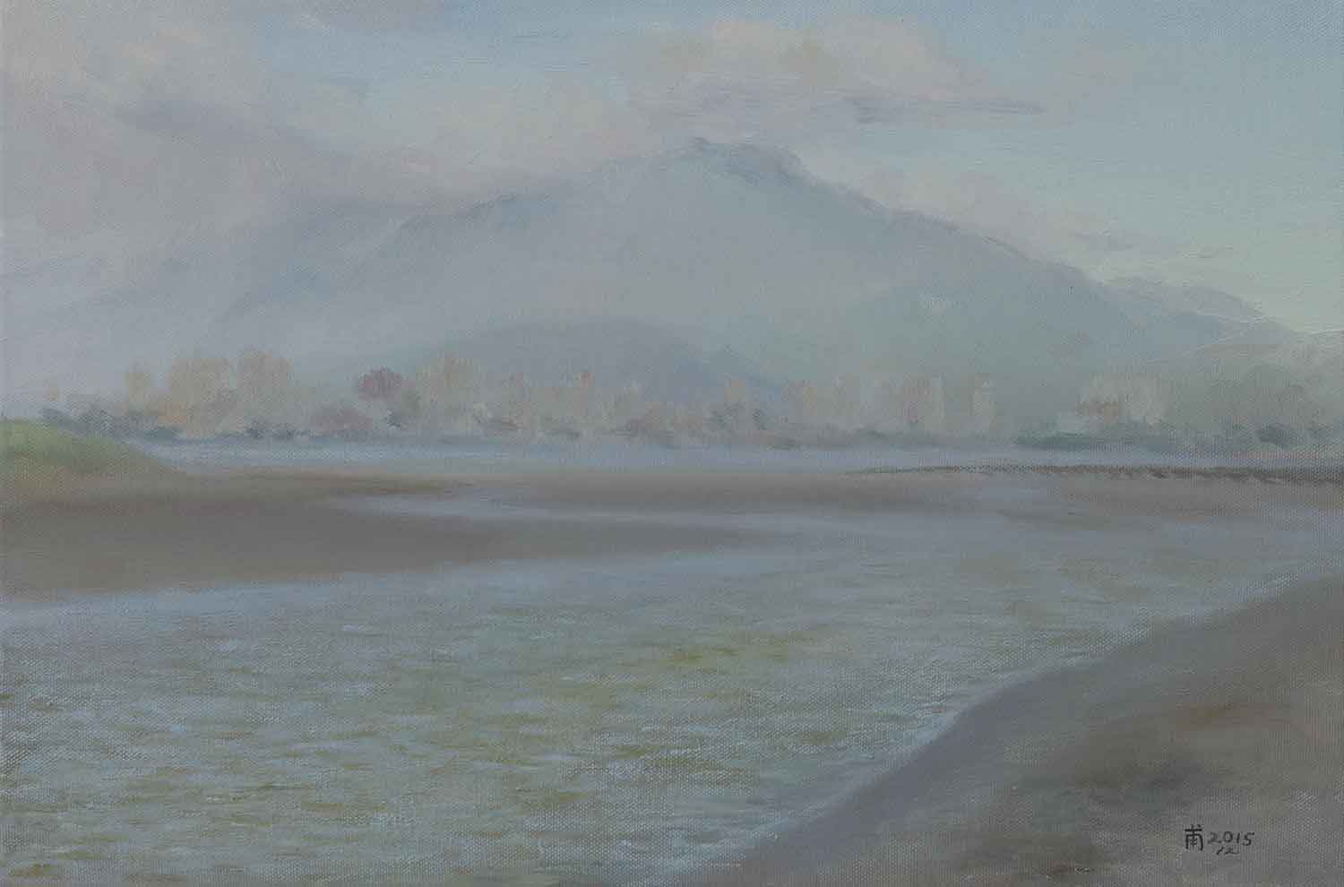  Oil on canvas. 6P (41.0×27.0 cm) 2015 