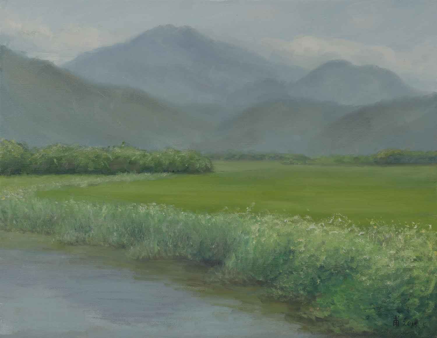  Oil on canvas. 10P (53.0×41.0 cm) 2015 