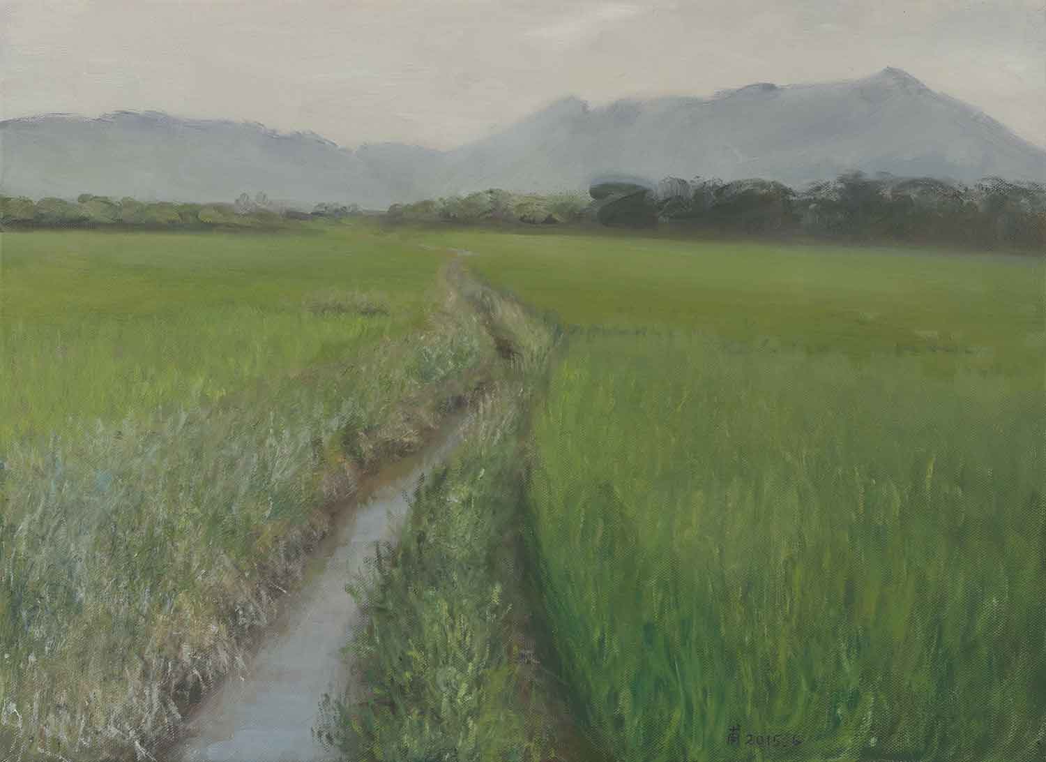  Oil on canvas. 8P (45.5×33.0 cm) 2015 