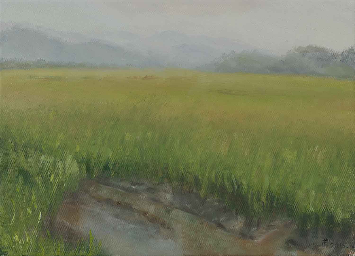  Oil on canvas. 4F (33.0×24.0 cm) 2015 