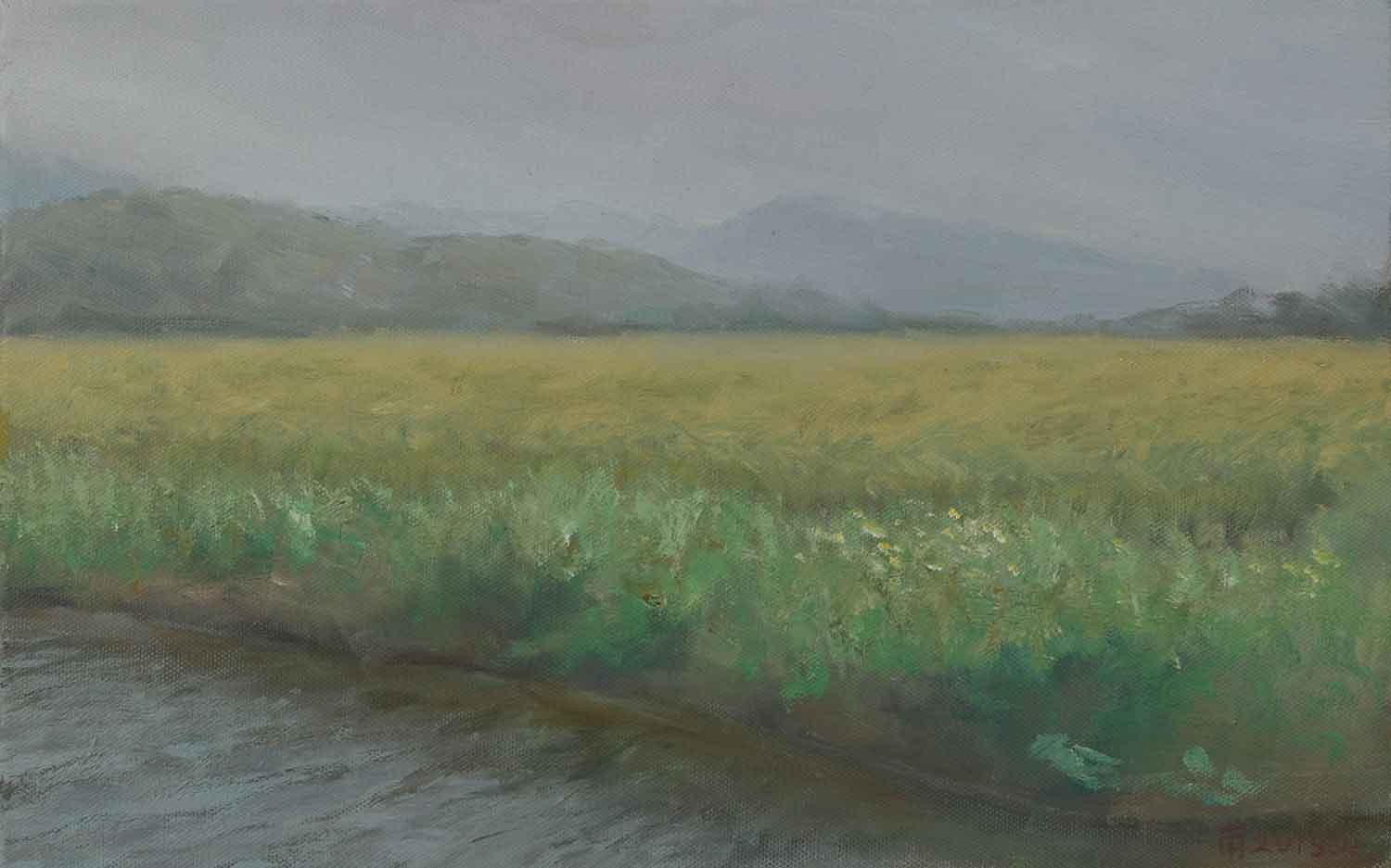  Oil on canvas. 4P (33.0×21.0 cm) 2015 