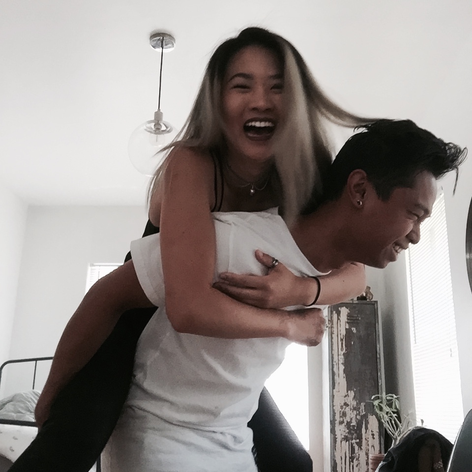 Jarren: "Get off me!!" Me: "NEVER!!" Happy three years, Jarren