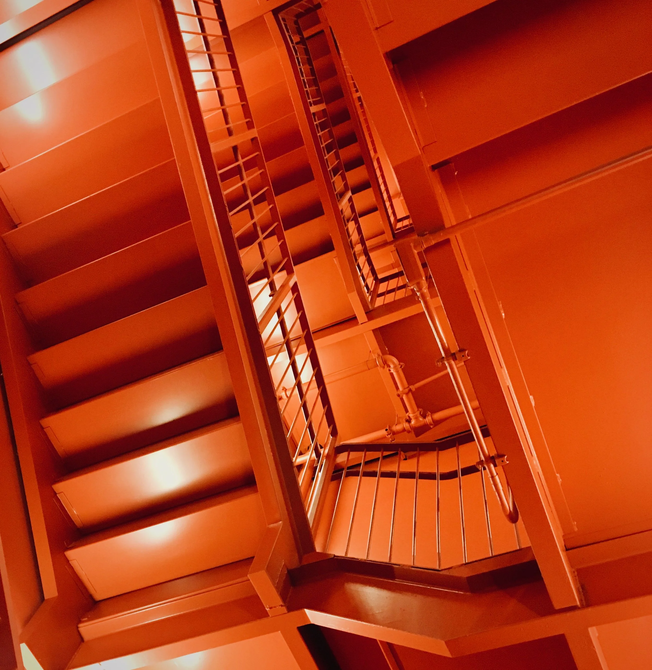 Stairs inside BAMPFA