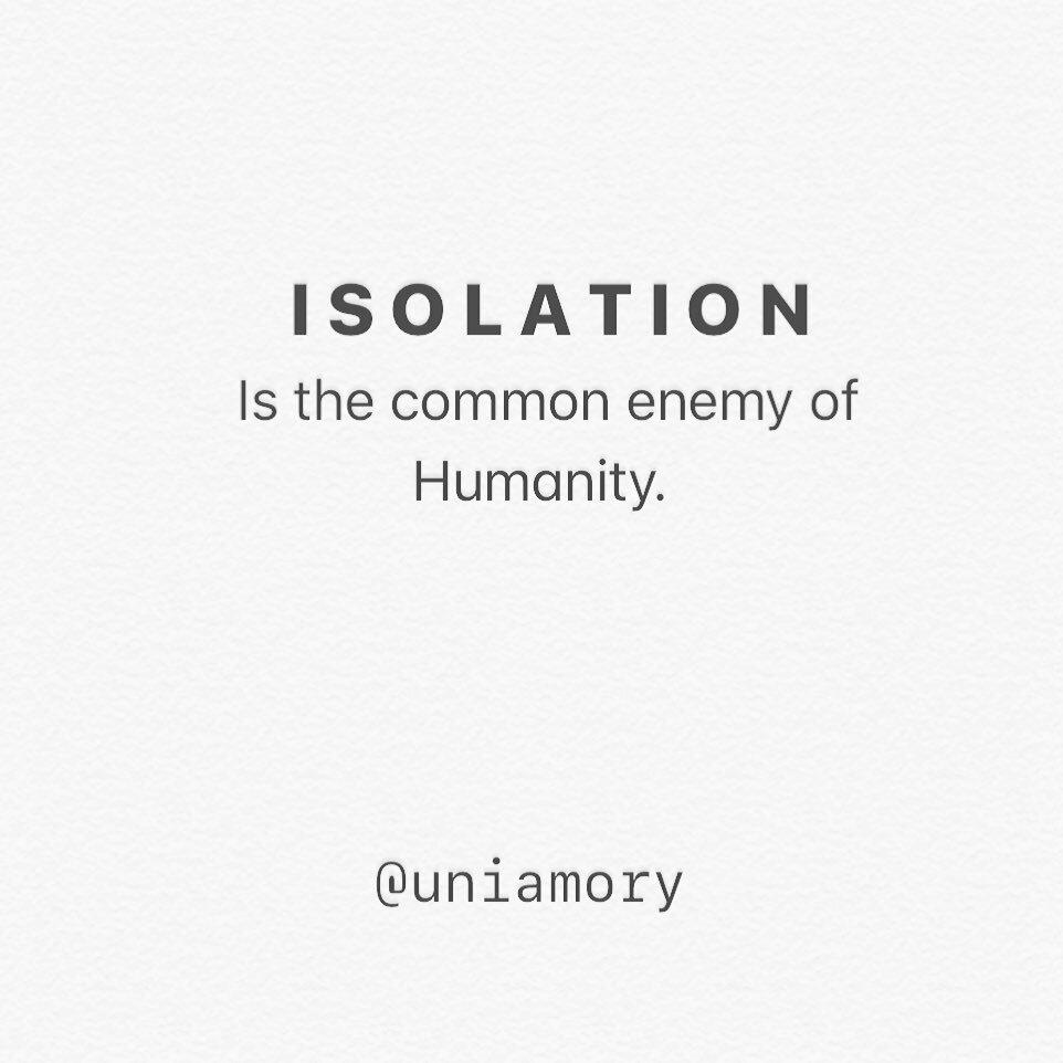 Understanding is your ally.
.
It is difficult to see those who dehumanize others in a human way. We end up dehumanizing them rather than seeking understanding by going to the root of their actions. Isolation is at the core of poisoning so many Americ