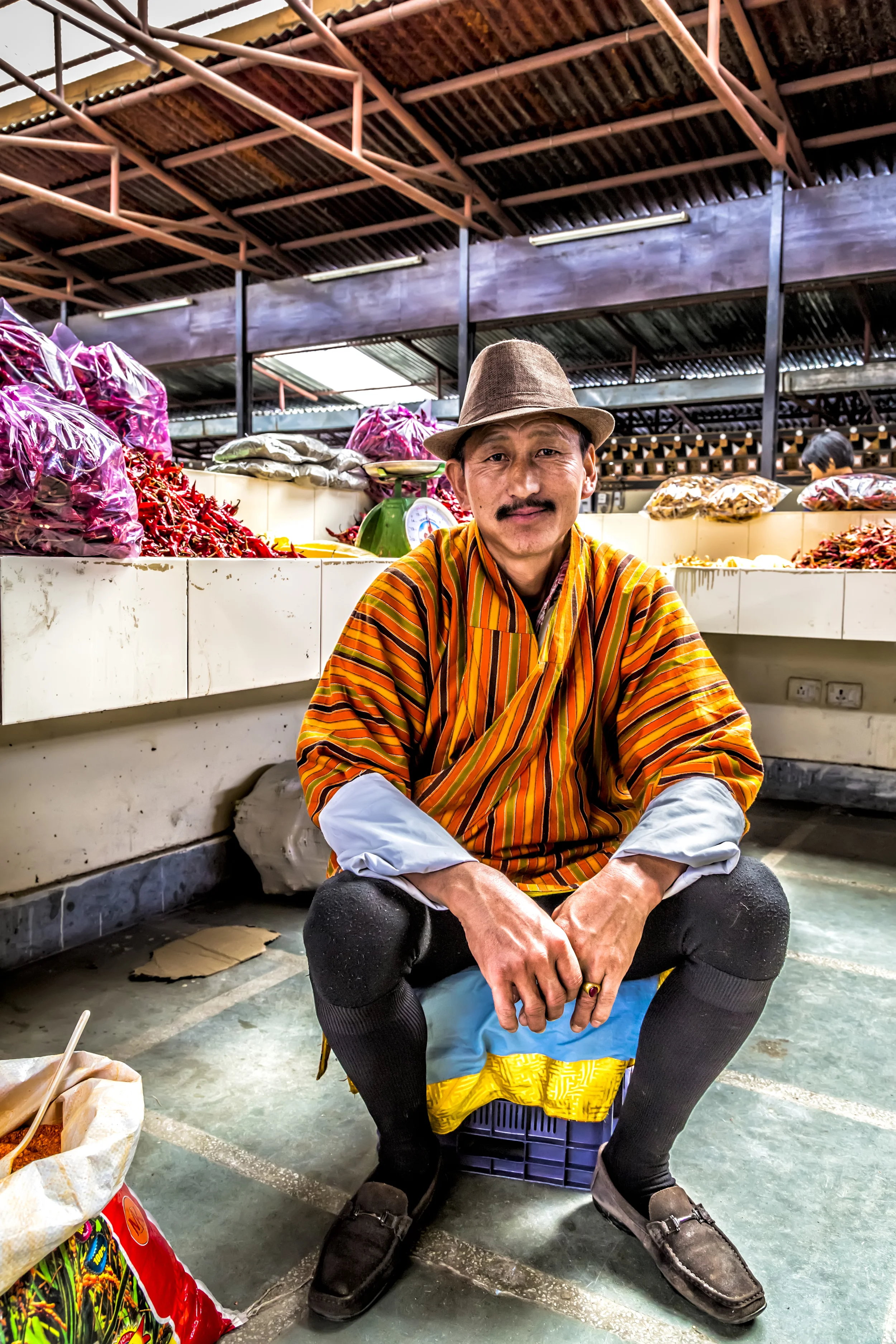 Bhutanese Market Seller, Thimphu