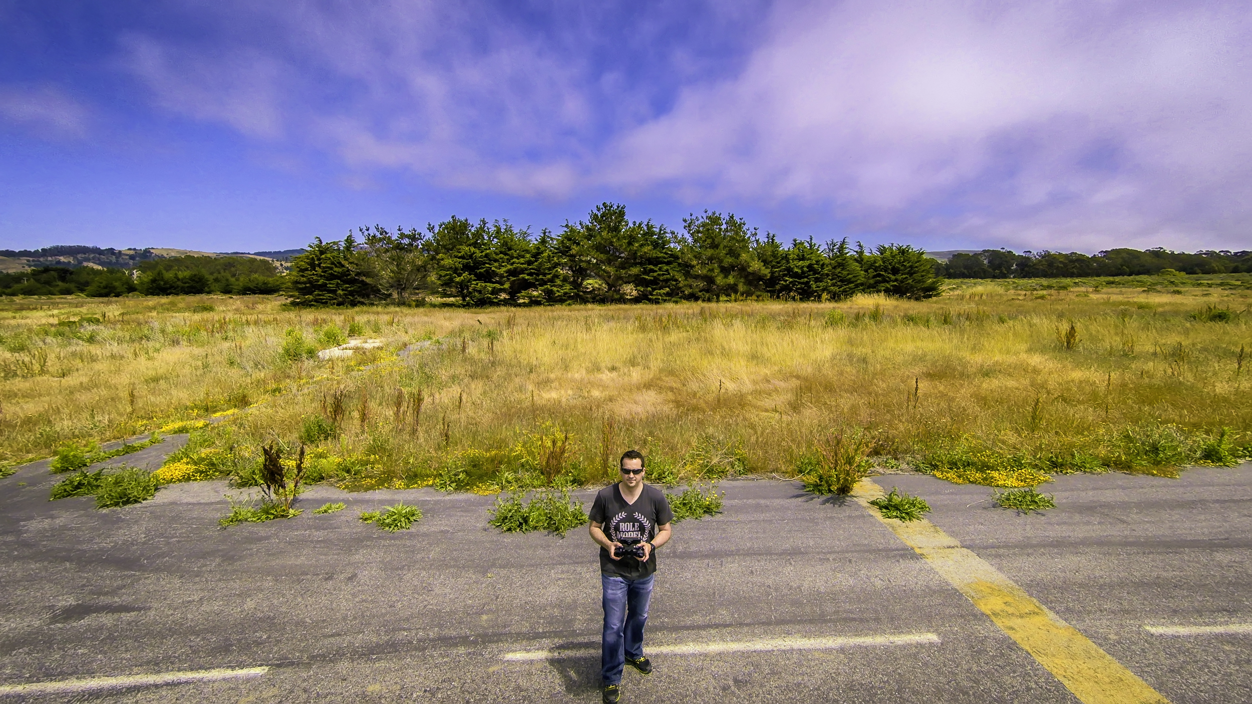 Dronie in Half Moon Bay, California. Shot with a 3D Robotics Solo and GoPro HERO 4 Black.
