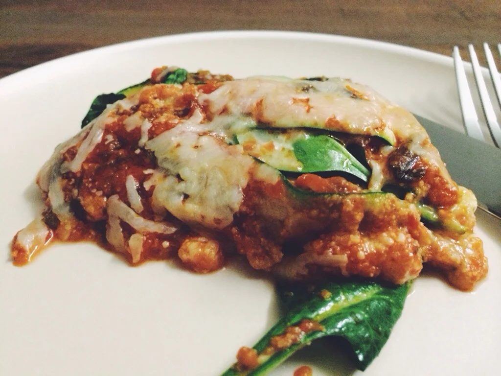 Zucchini-Spinach Lasagna