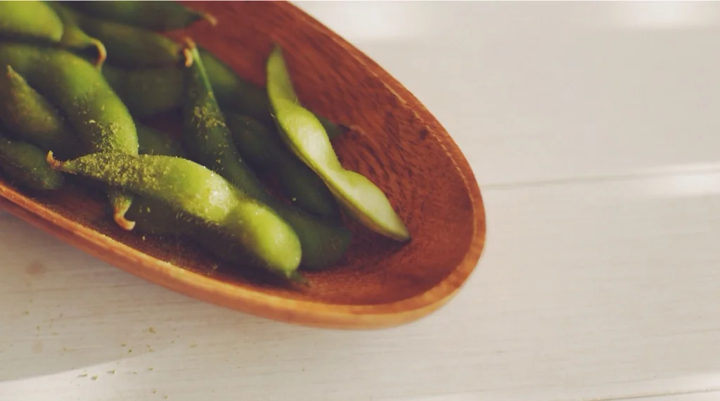 Edamame with Matcha Salt