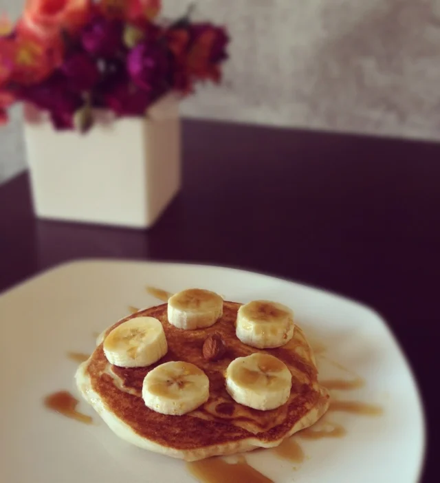Banana Almond Pancakes