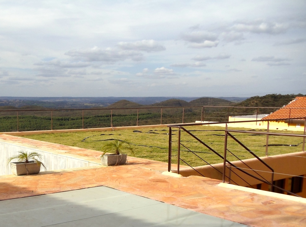 grass covered roof over Alegria