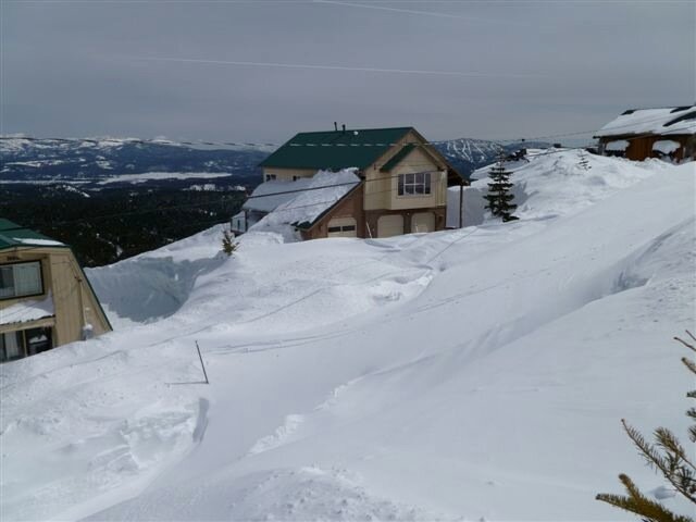 Alta Vista after heavy snowfall