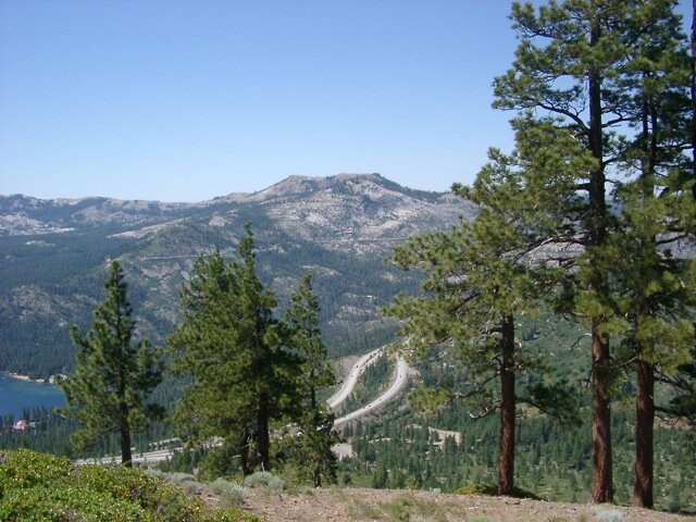 I-80 from "vista point" near Alta Vista Chalet