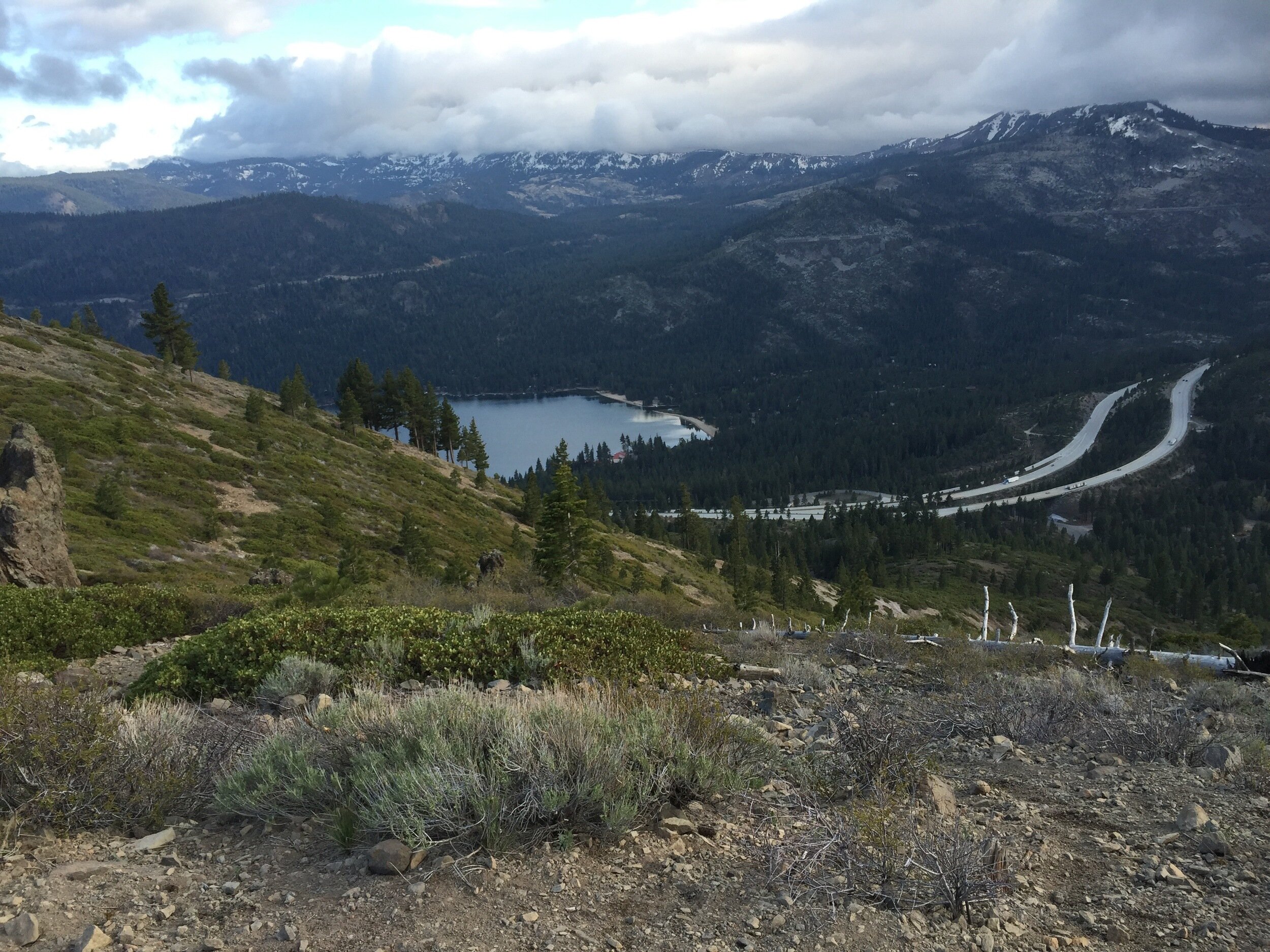 ... from a vista point on a Tahoe Donner trail ... (Copy)