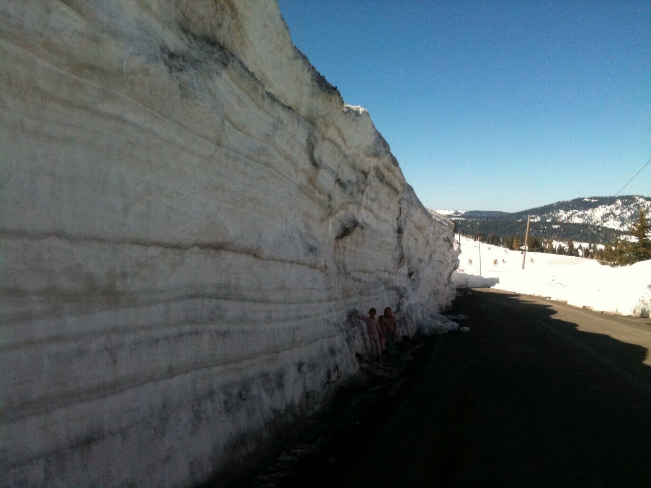 ... at the end of a record snow year in Tahoe Donner ...  