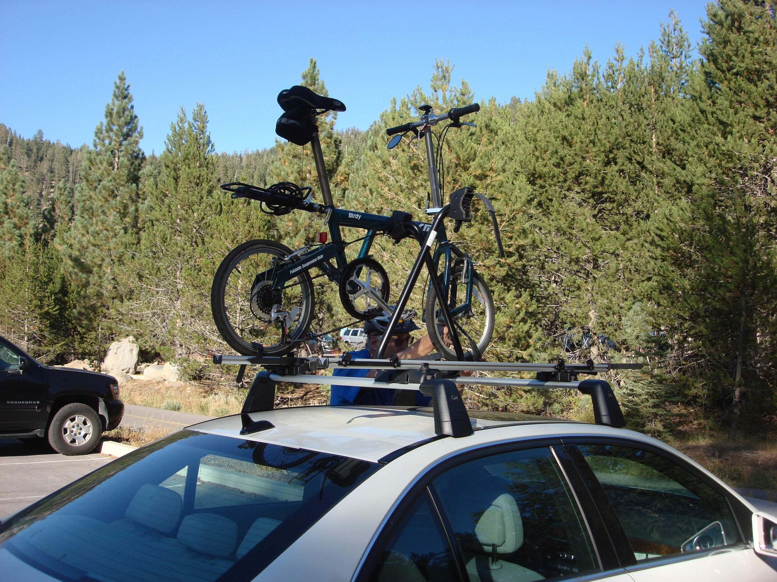 ... bicycling at Palisades (formerly Squaw)? Sure, phantastic trails ... 