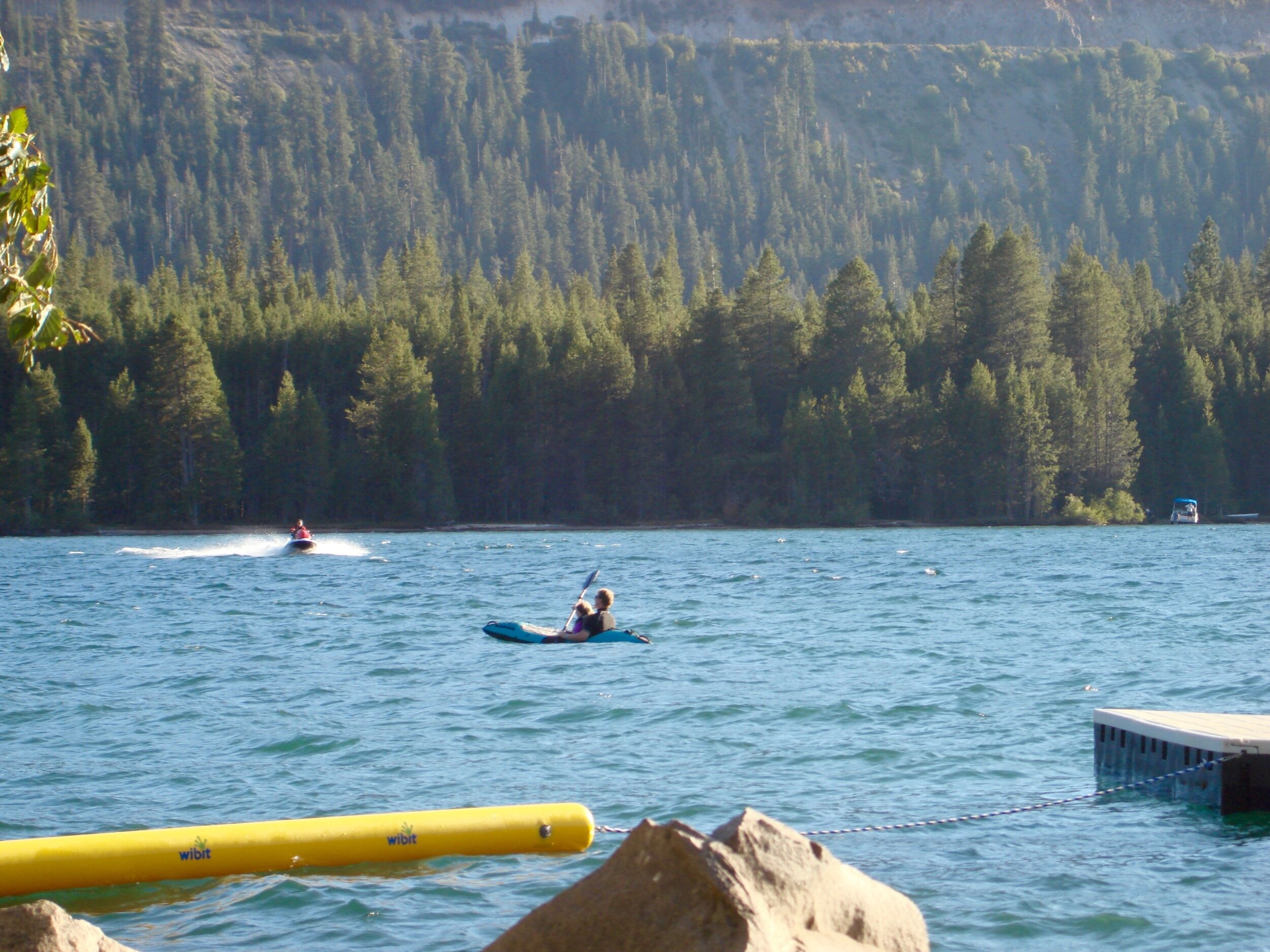 Kayaking on Donner Lake 