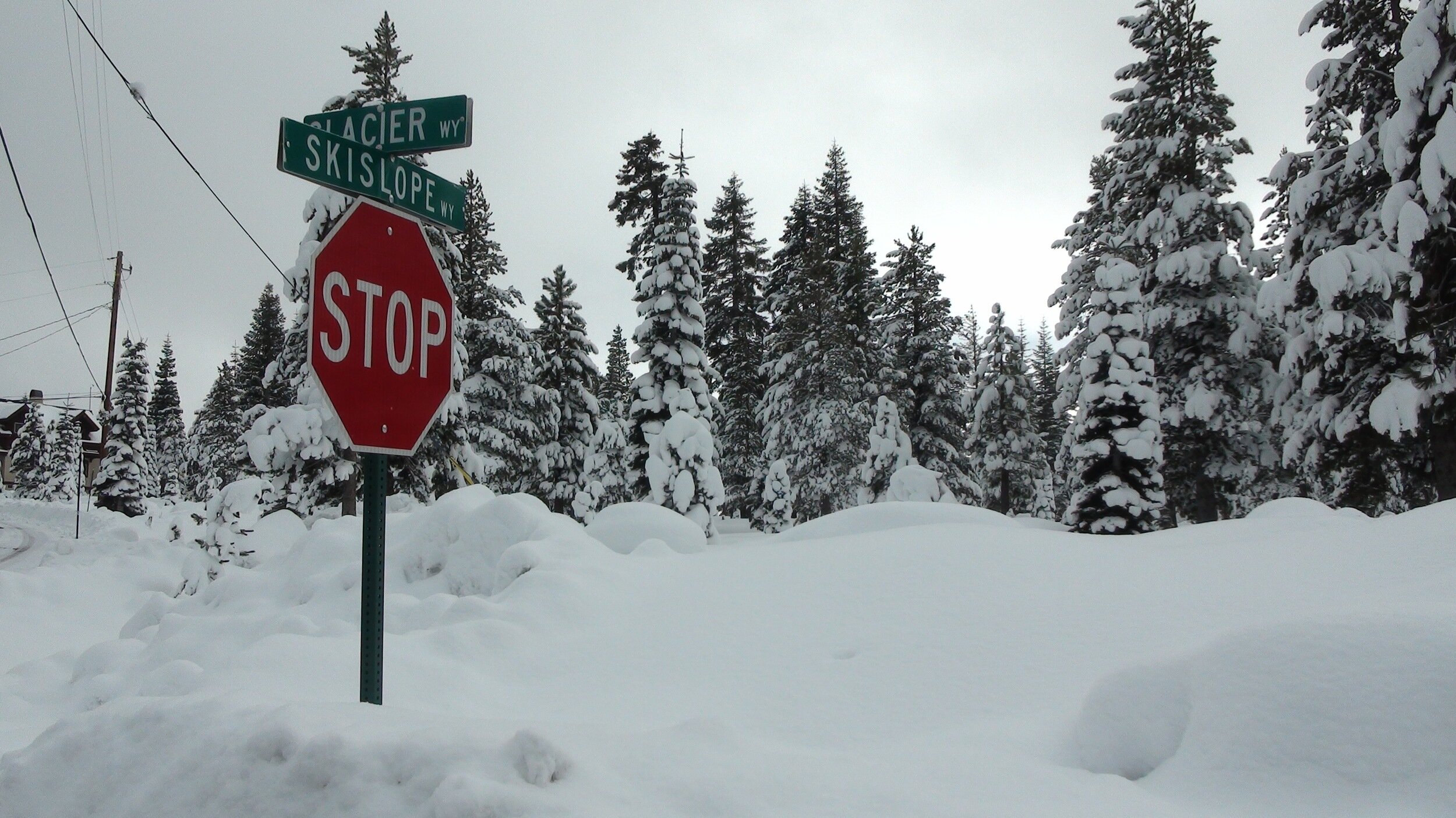 ... too much snow in Tahoe Donner? It has happened ... 