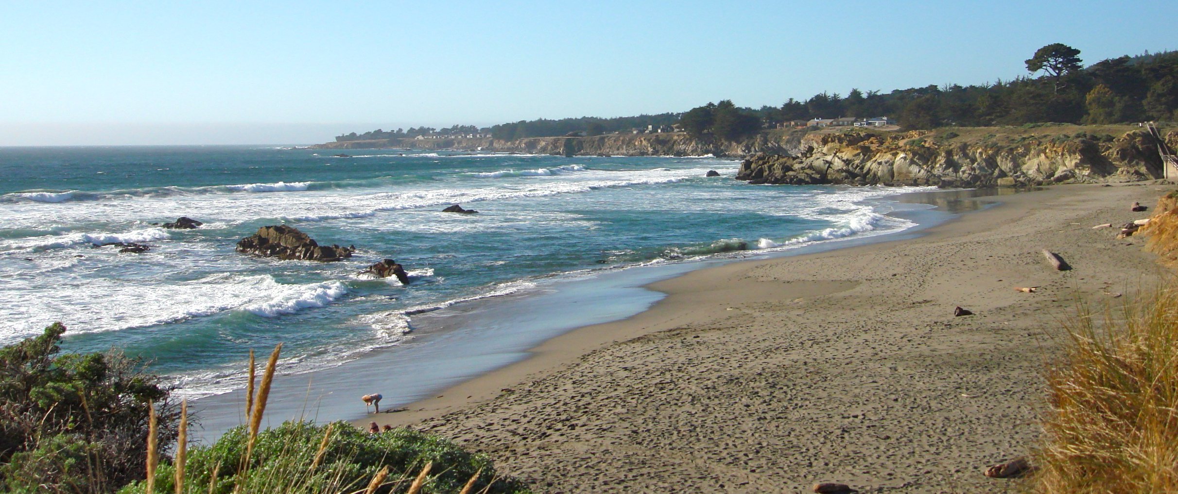 The Sea Ranch ...  "Walk-on-Beach" (in front of Casa Pacis)