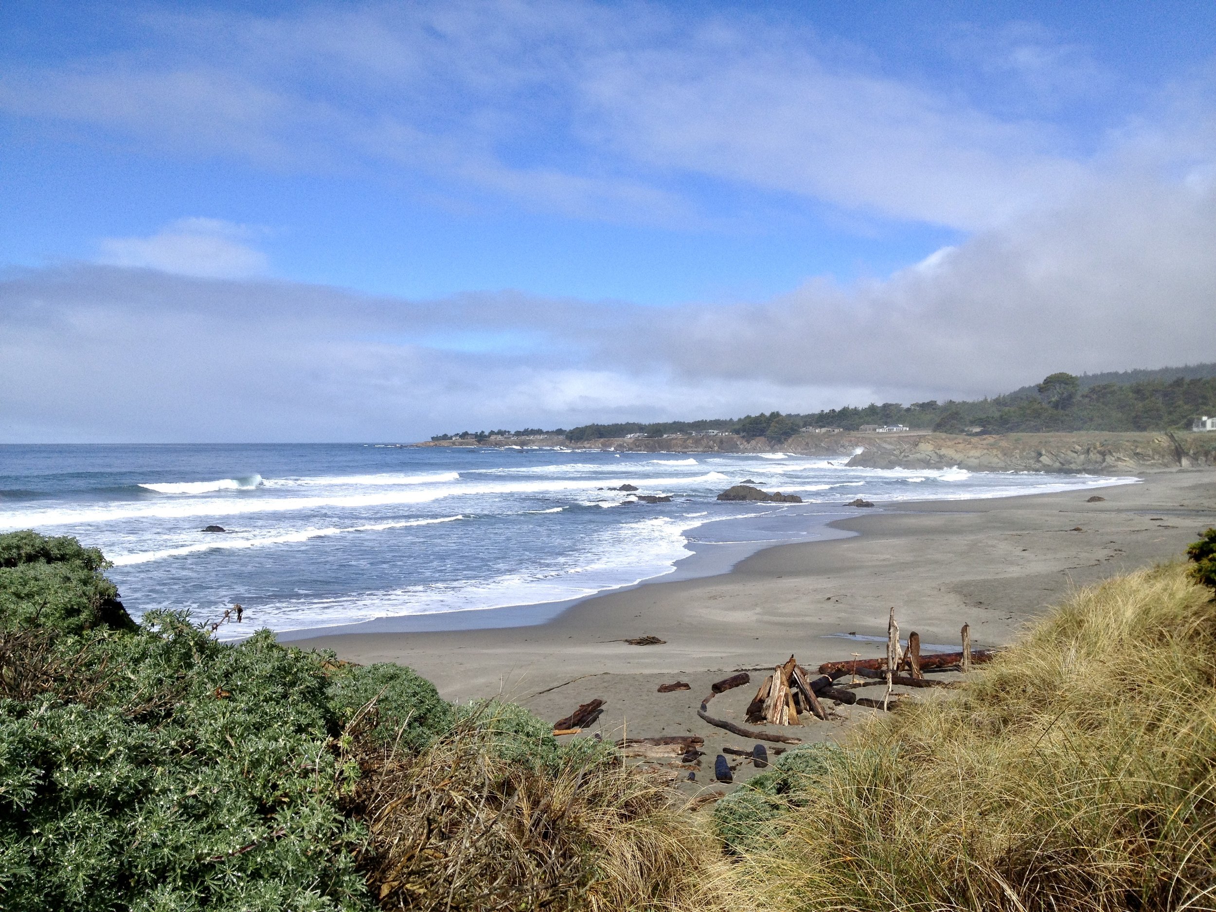 "Walk-on-Beach" in front of Casa Pacis