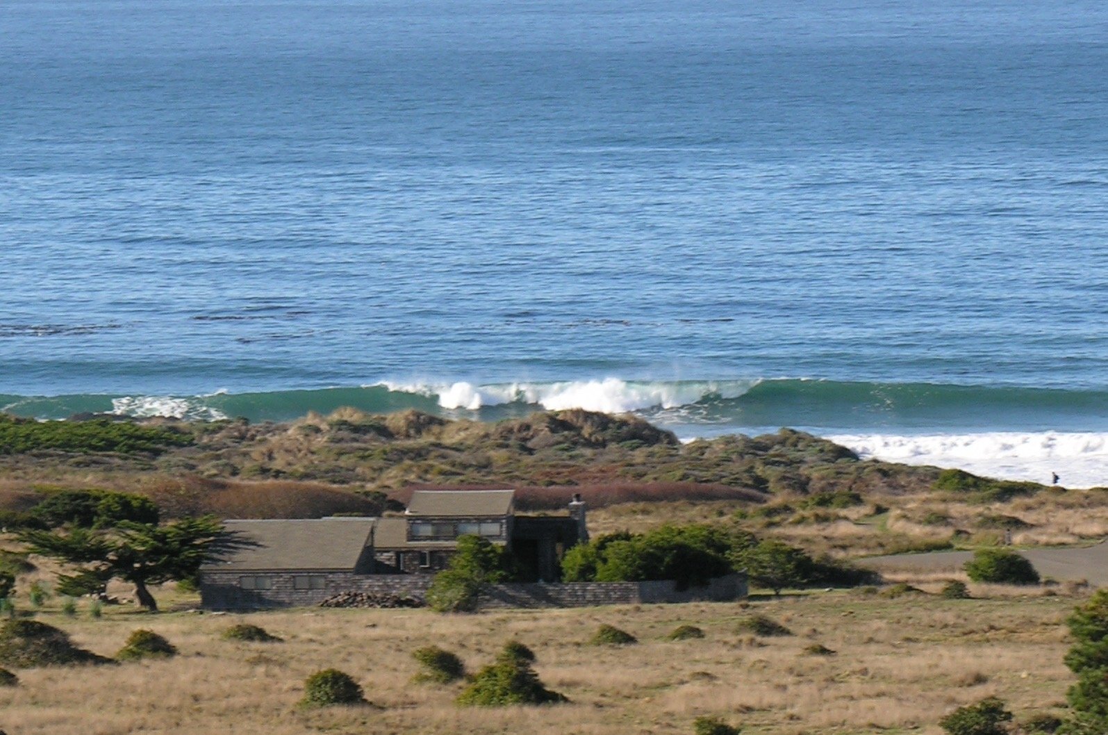 Casa Pacis -- viewed from hillside behind