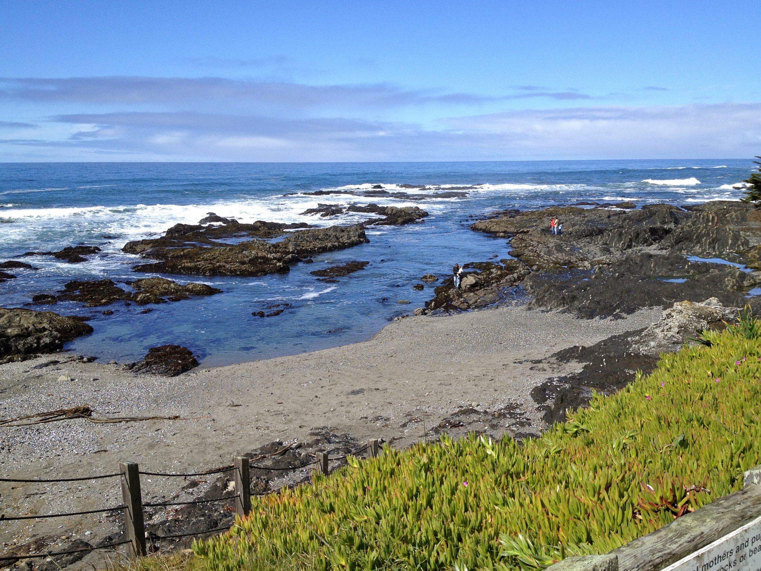 "Shell Beach" near Casa Pacis