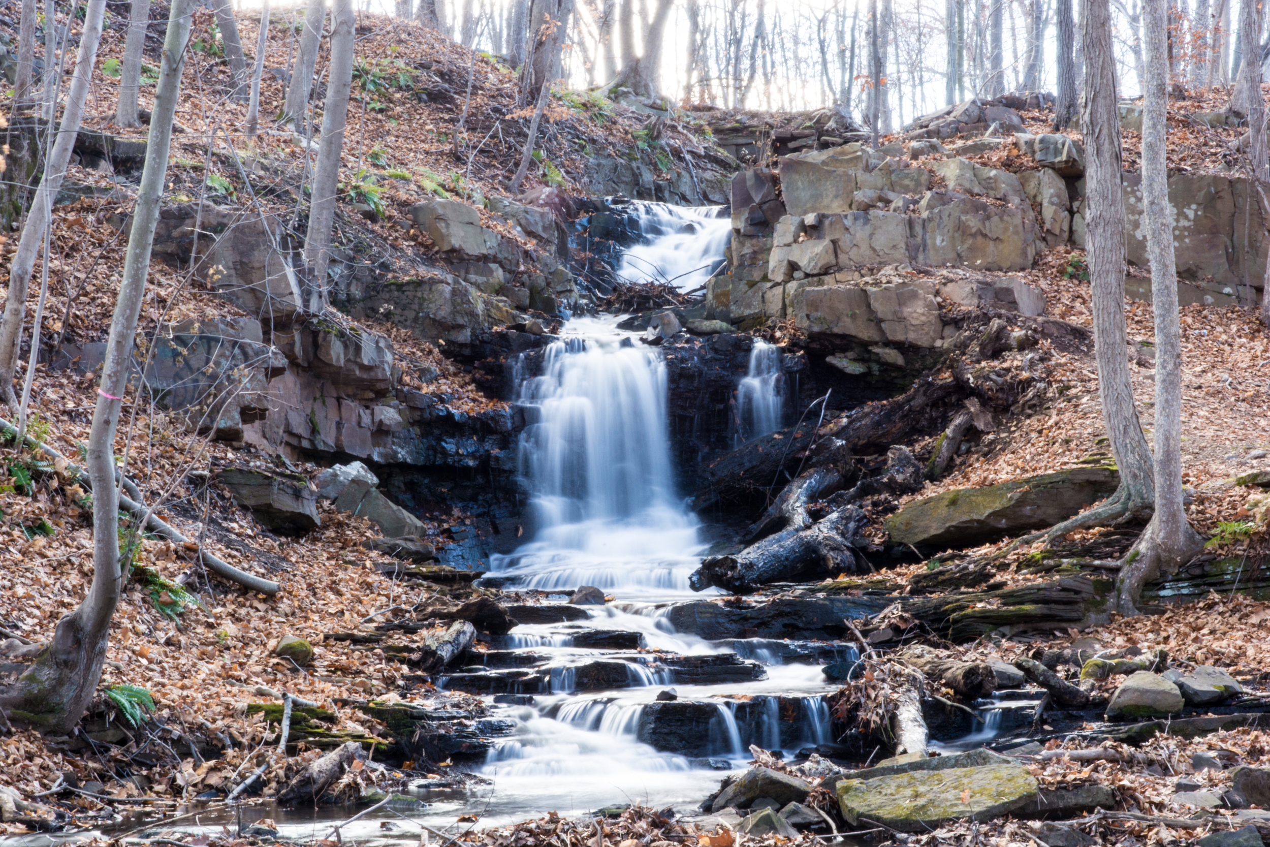 Dividend Pond waterfall