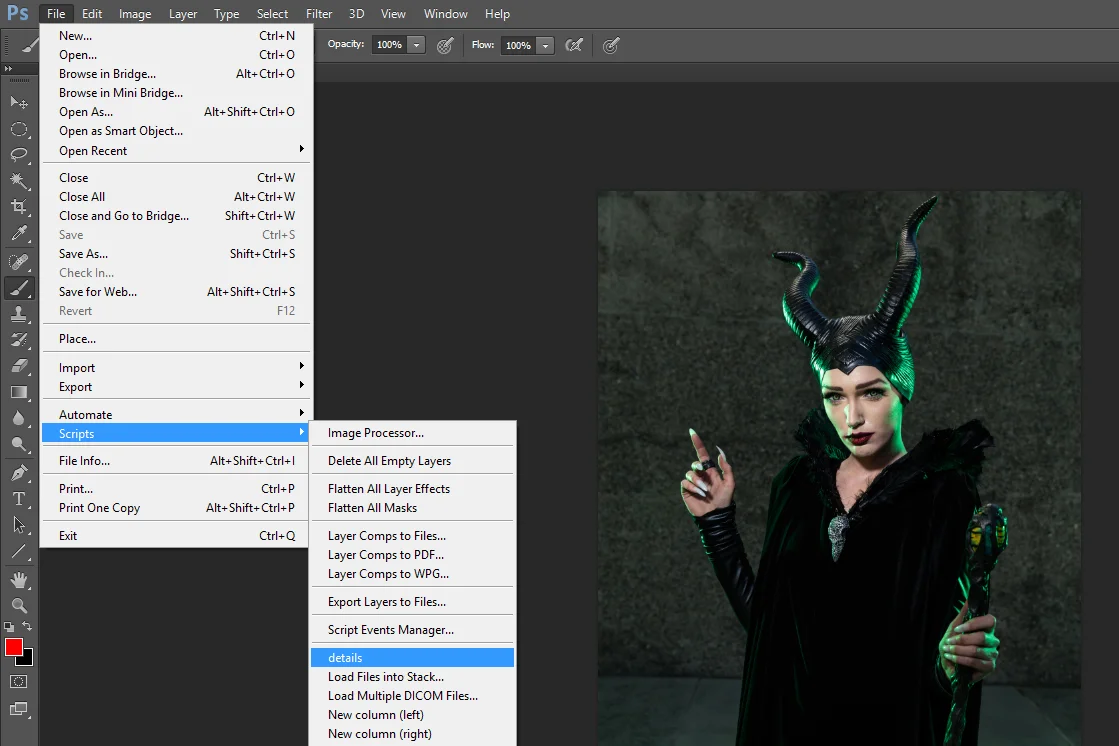 If you do NOT see details listed here, you probably did not copy the file to the correct path in the Adobe Presets folder.