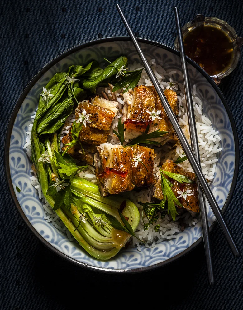 The Food Union - Asian Pork Belly with Greens