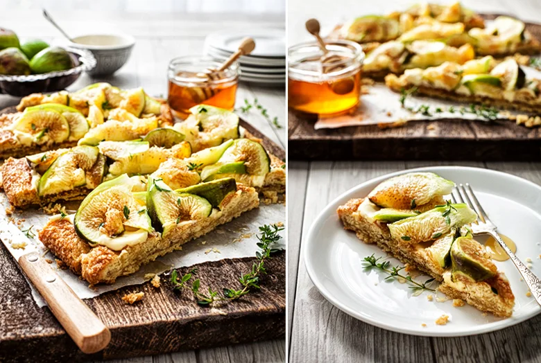 The Food Union - Fig & Mascarpone Tart with Honey & Thyme