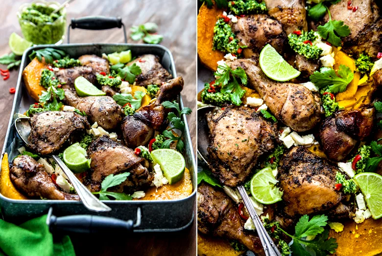 The Food Union - Mexican Chicken with Pumpkin & Pepita Pesto