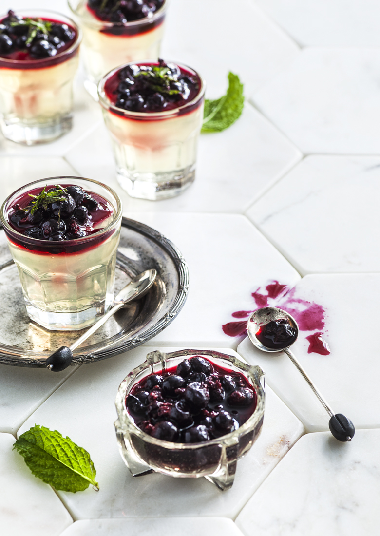 The Food Union - Elderflower Jelly with Blackcurrant Compote