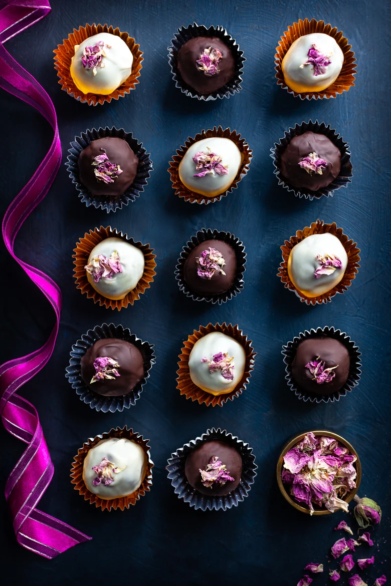 TFU - Christmas Chocolate Rose Truffles