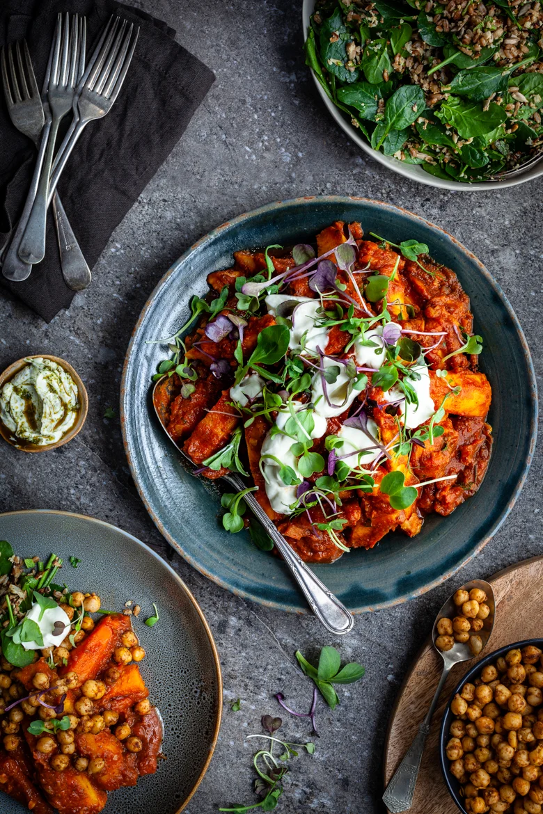MM - Vegetable Tajine with Spiced Chickpeas & Salad