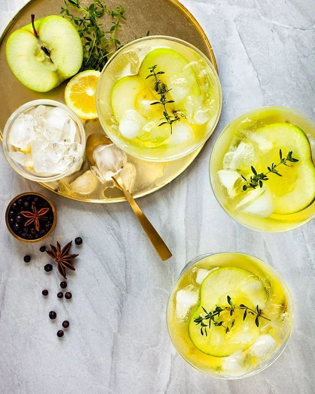 Well here we are for Day 9 of my Christmas Countdown. Today’s drink recipe is a Spiced Apple Cocktail,  just the treat as a pre dinner aperitif. 
The mix of juniper and star anise gives this cocktail a spicy hit, along with the alcohol of course. One is definitely enough. Two is downright dangerous!

Enjoy! 
Recipe on the blog - link in profile