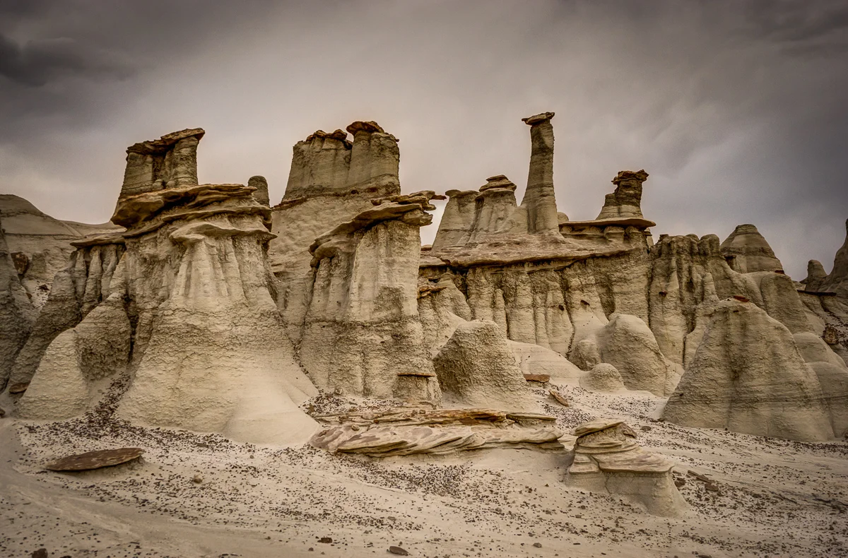 Bisti hoodoos.