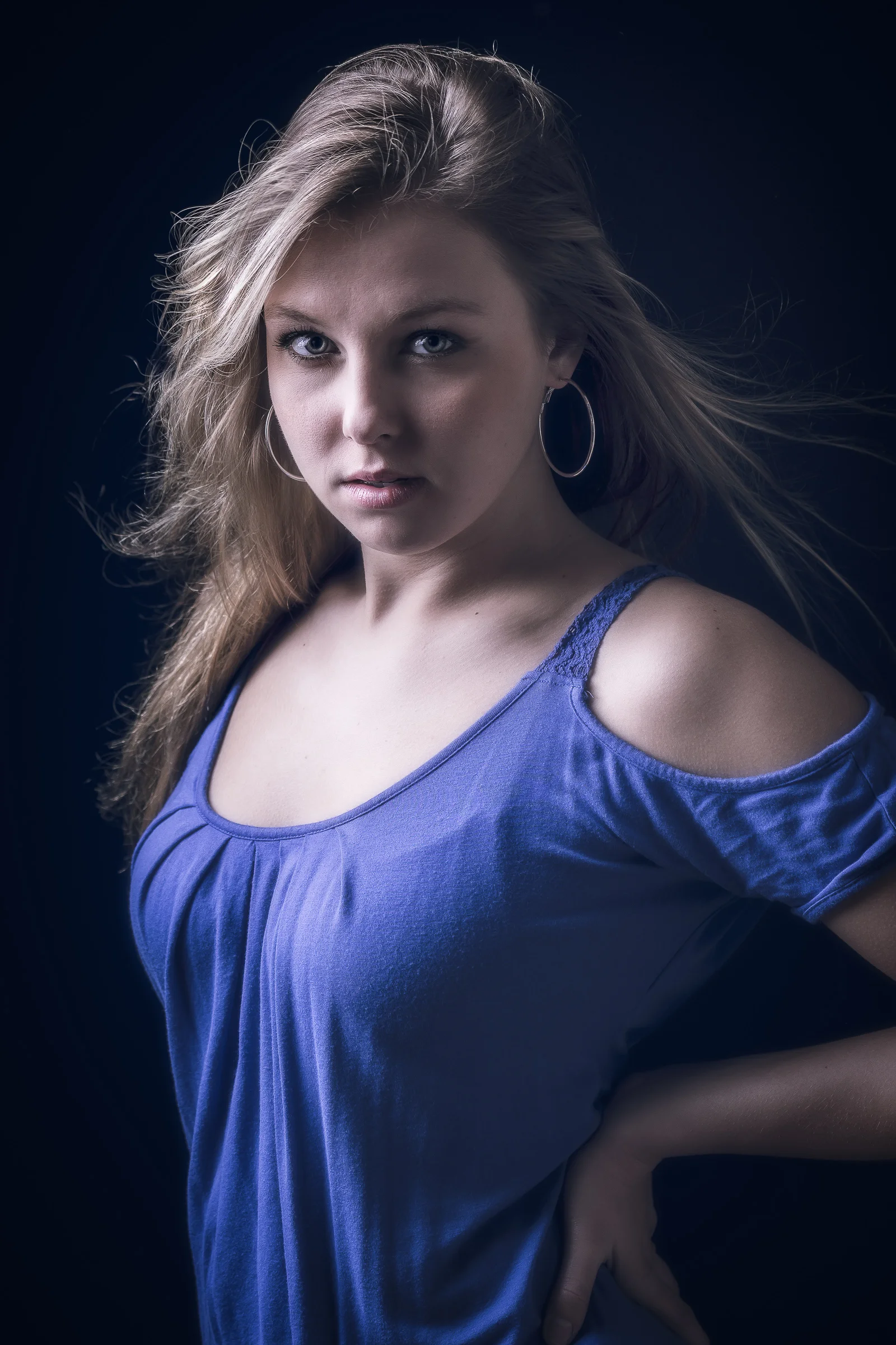 This was my other favorite from Kate's portrait session. I love how much motion we were able to get in her hair.