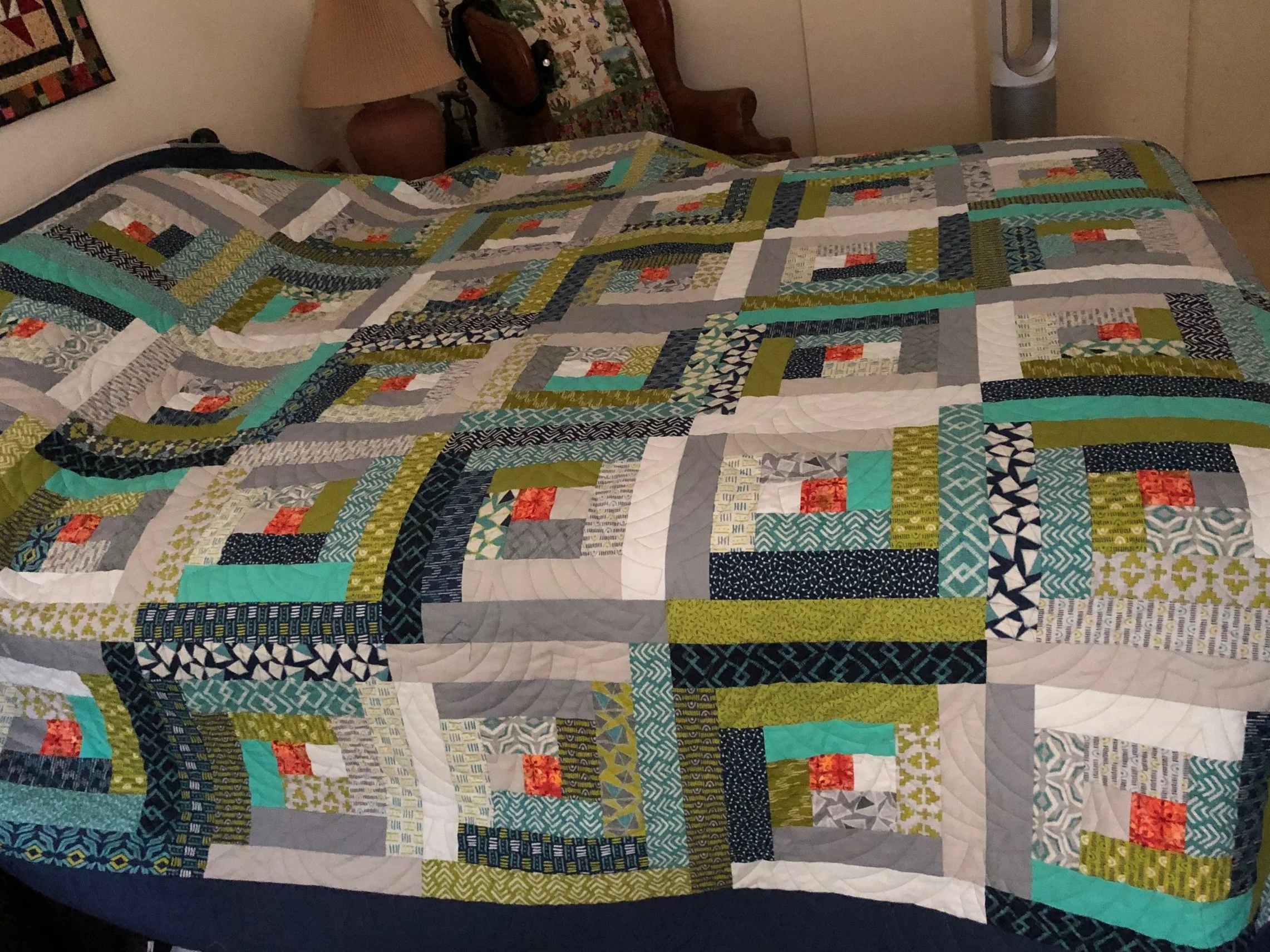 This is the King size Quilt I made for my Son, Kirk and daughter-in-law, Carissa’s Wedding