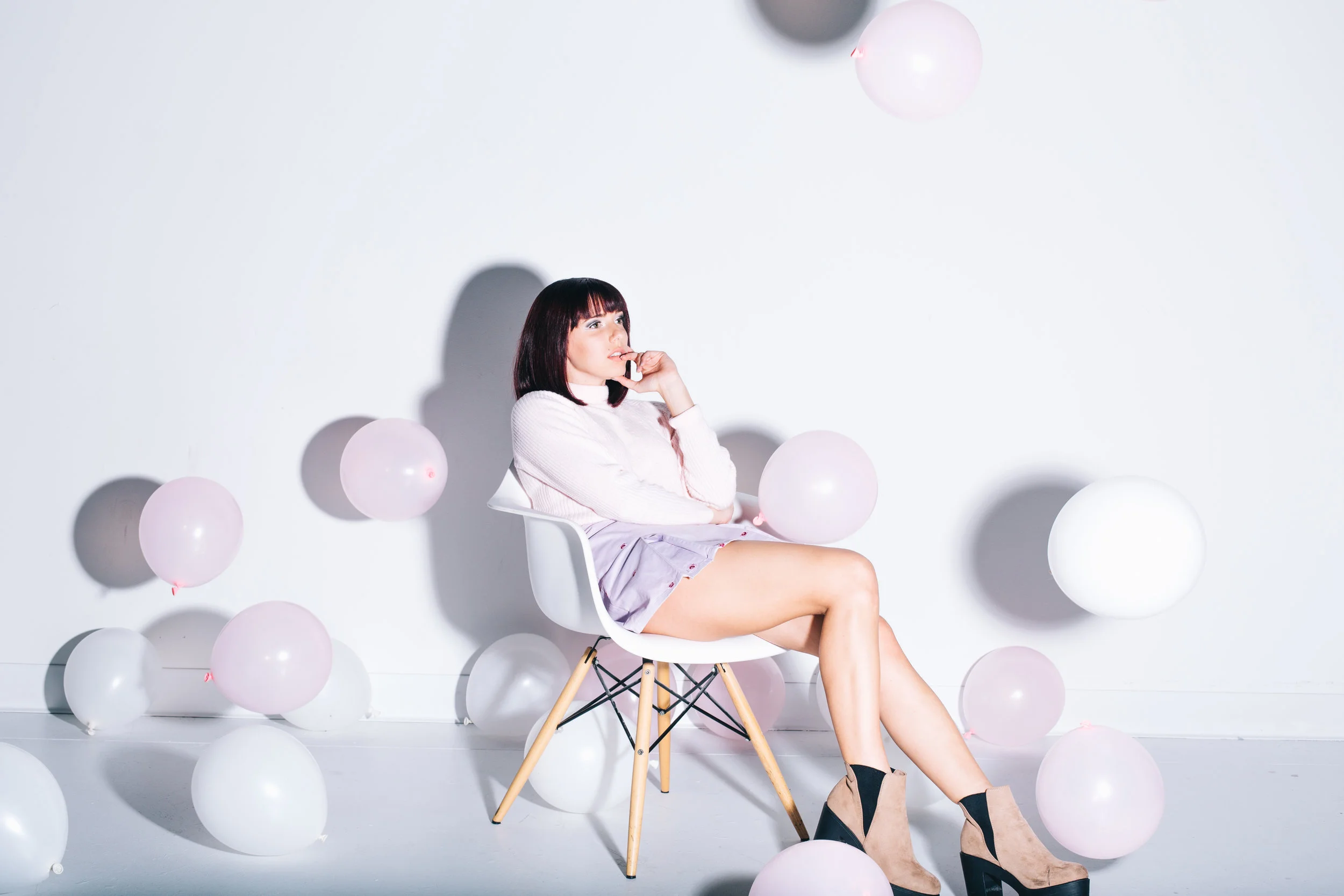 Emily Vaughn: What Do You Want From Me Cover Shoot and Music Video BTS