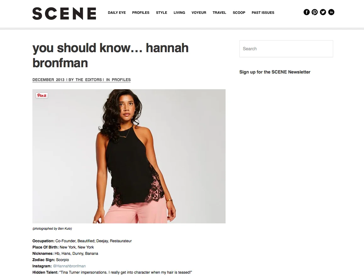 Hannah Bronfman