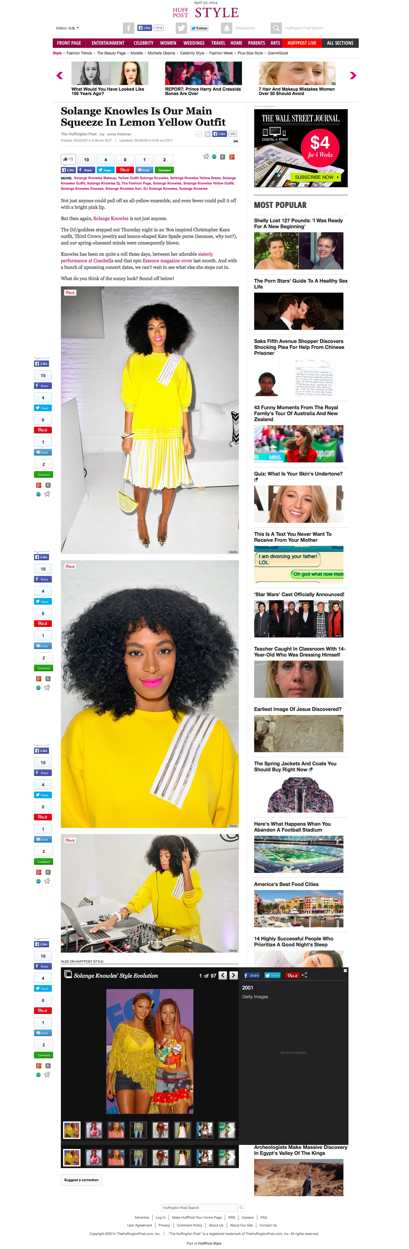 HuffingtonPost.com - 4.25.14 - Solange Knowles is Our Main Squeeze.jpg