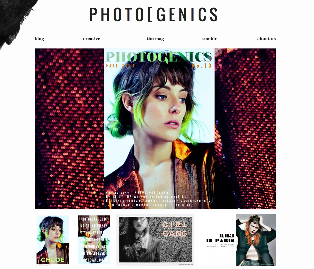 Photogenics Magazine Blog - Fall 2014 - Chloe Nørgaard Cover.jpg