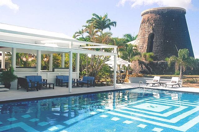#naperfectworld this is my #dream #pool. #Mosaic flooring right under a #sugarmill. #TravelTuesday -- Link in bio to find out more about @montpeliernevis and it's &quot;#royal&quot; treatment and #Nevis! 
#travel #instatravel