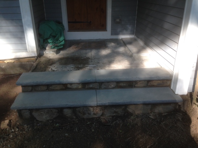 Bluestone treads.