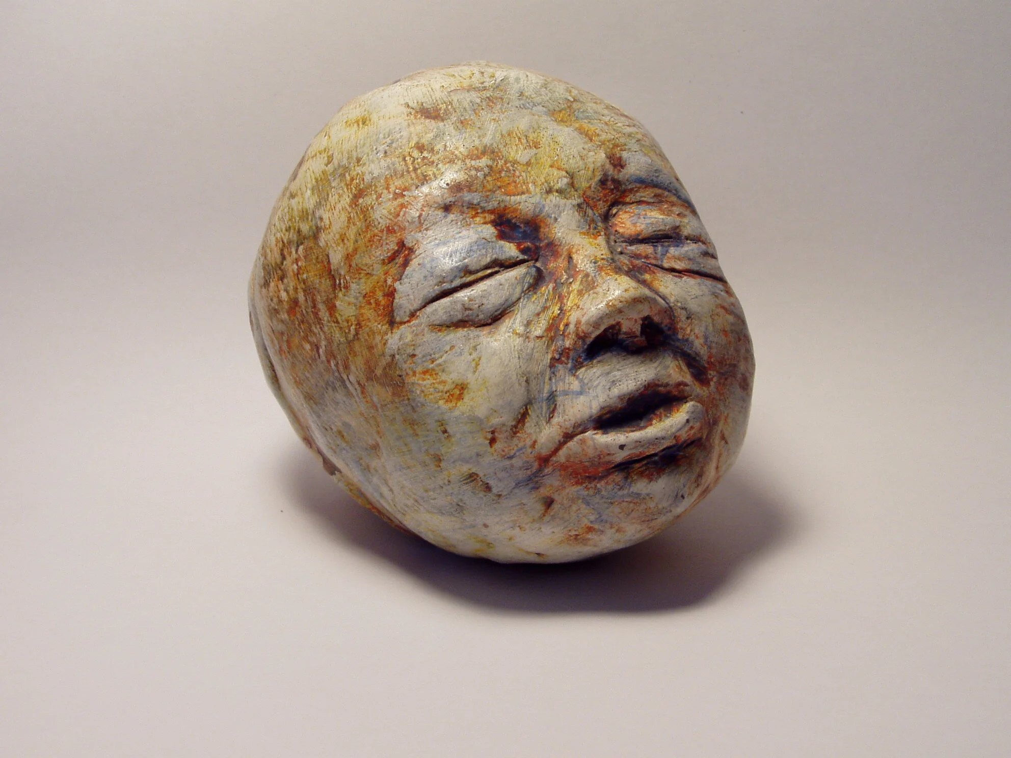 Untitled, 1993. Acrylic on clay. Photo by Joan Walter.