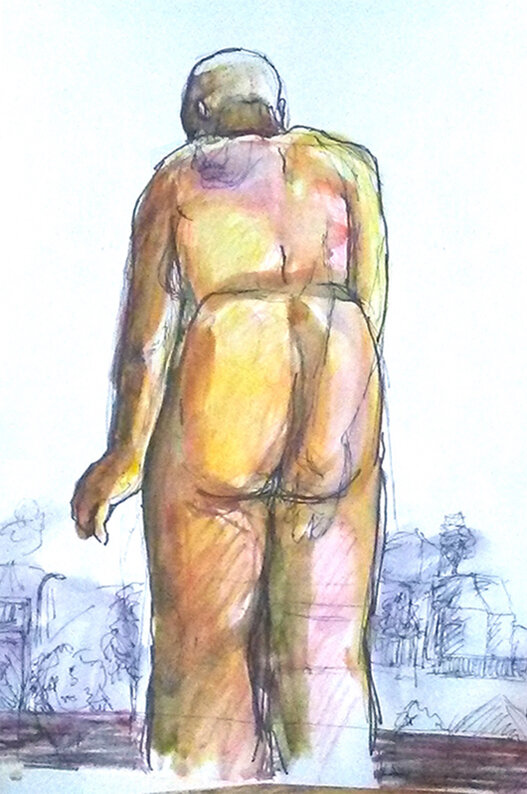 Untitled, 2012. Ink on paper.