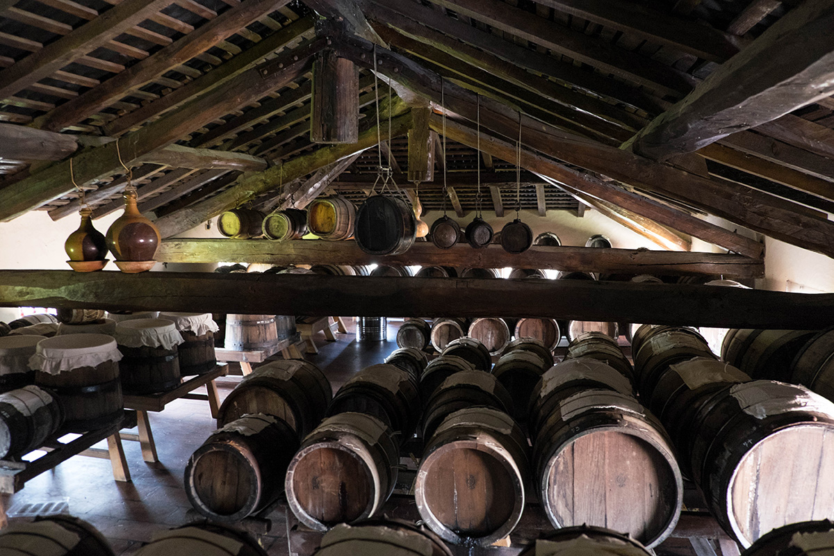 The barrels in the natural room. More details here.
