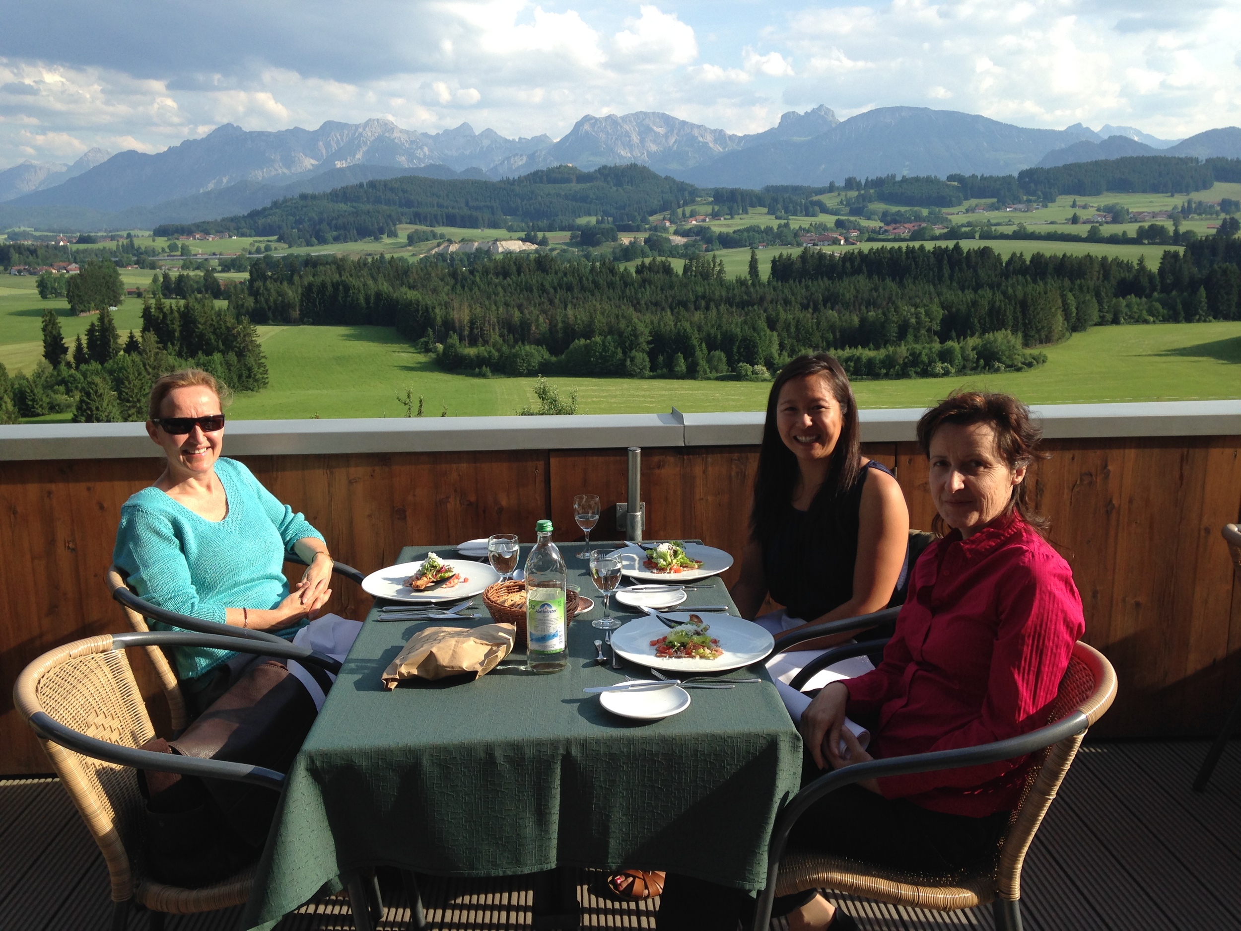 Last dinner in Germany with Birgit and Ellen.