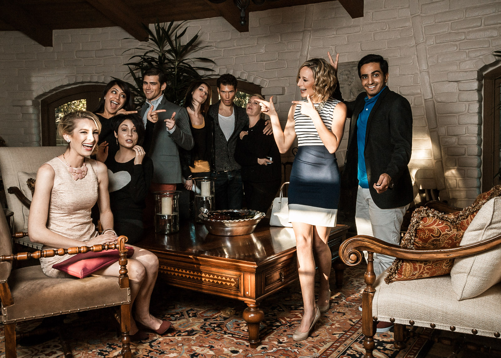 Ah, one of my favorite locations. Rancho Valencia in Del Mar, California. We were shooting The Suite Life panorama editorial in their Hacienda, a "Presidential" suite. More like a house with three master bedrooms and a huge backyard with a nice big pool. Very rustic feel to the place. Top resort. Laid back luxury. We had a crew of 12 people for this shoot, just to get one shot. Thats how we roll! It turned out to be quite a shoot. 5 models. The most I have had in a panorama. The hardest part...finding the right spring wardrobe in the middle of winter. Check out the resulting shot at www.dhrumildesai.me/panoramas . Or check out the quick iPhone Instagram video here .