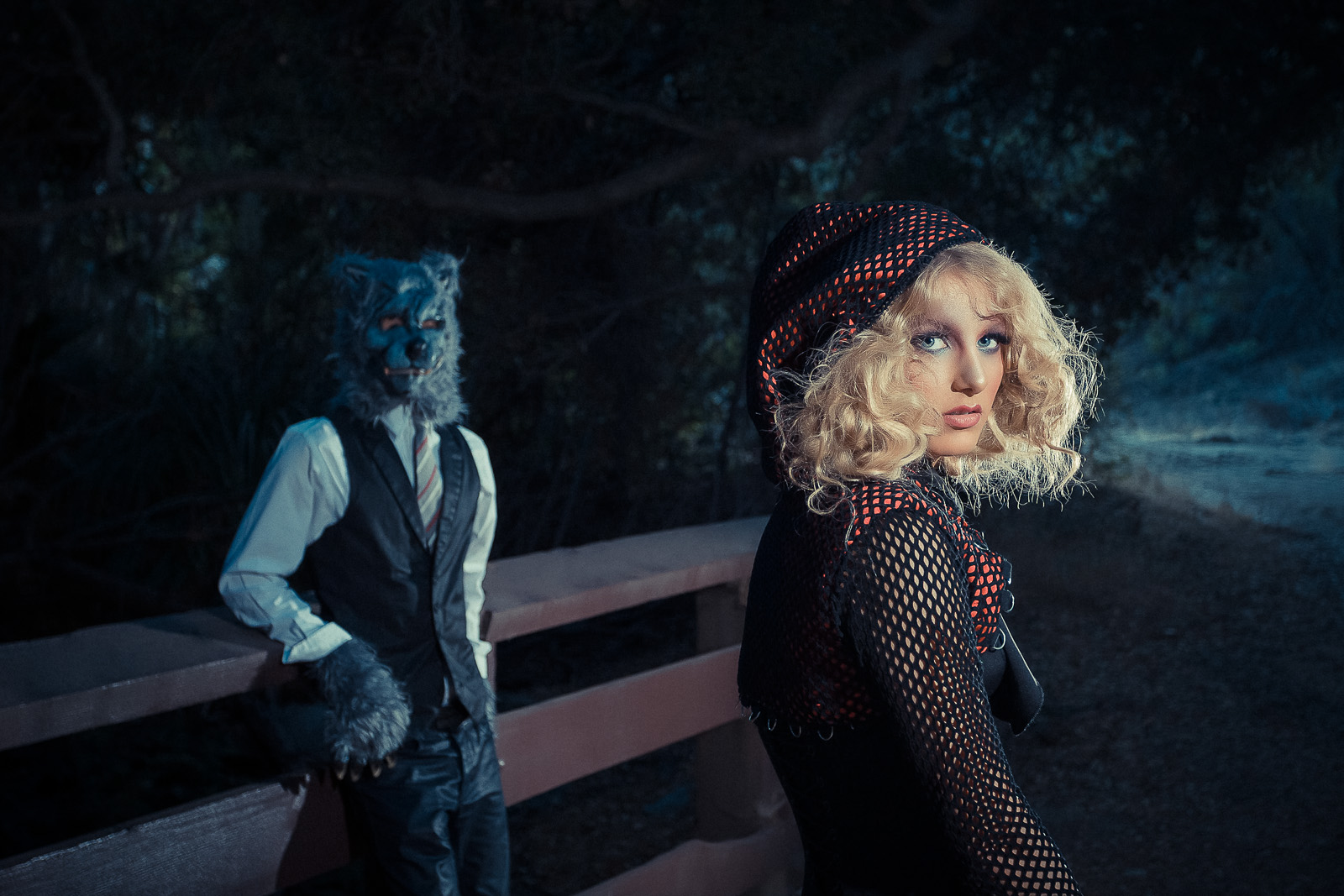 This shoot was organized so fast. I even found the perfect location to execute the concept. The styling worked. We added a little GQ style twist with the wolf. It turned out to be a great fashion editorial concept. Resulted in a cover .