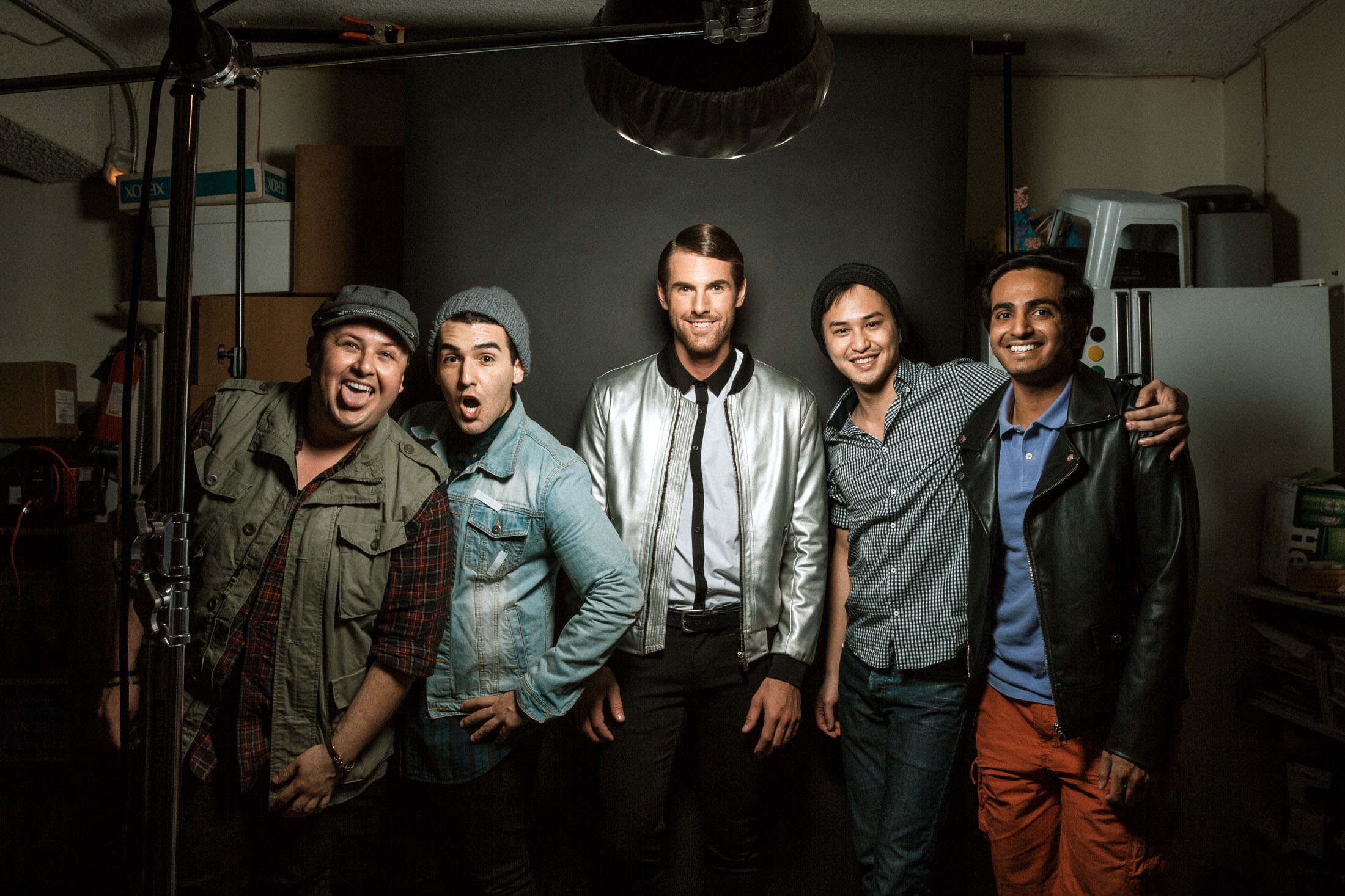 The creative team group shot at the end of the night.